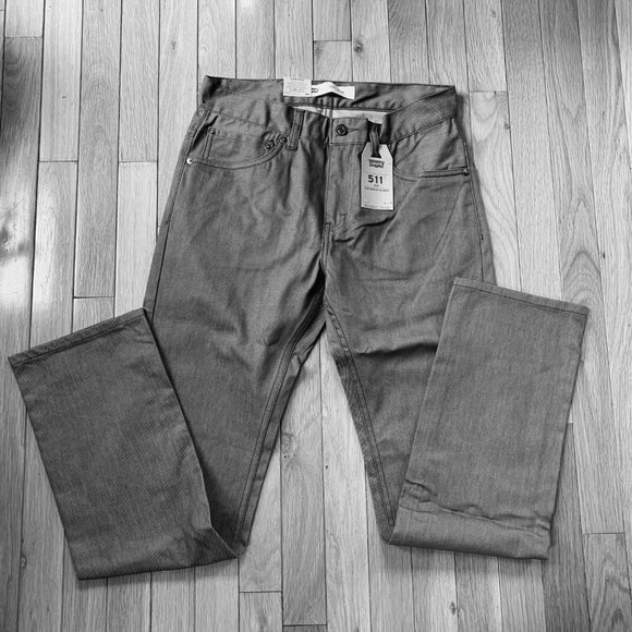 Levi's Other - Levis 511 Slim Fit Jeans Big Boys Sz 20 Silver/Grey 30”x30”. NEW